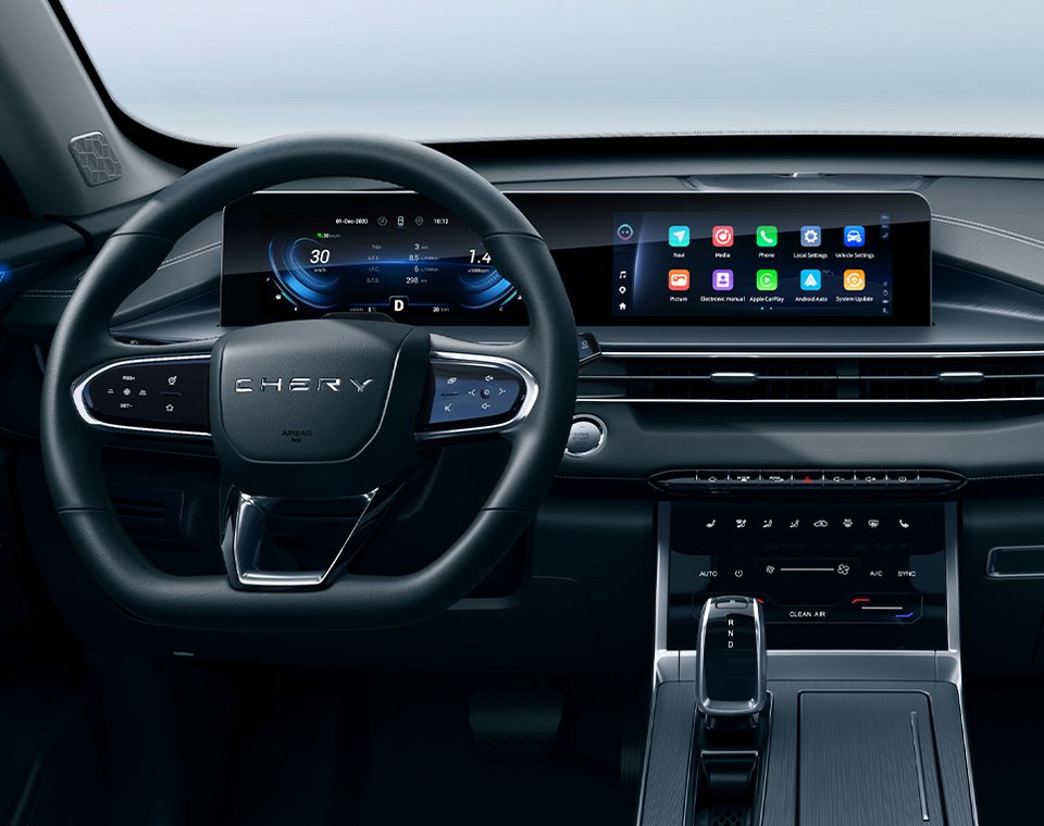 CHERY TIGGO 4 HEV – Apple CarPlay, Android Auto i sterowanie głosowe