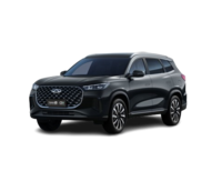 CHERY TIGGO 8 PHEV – czarny SUV hybrydowy plug-in z trzema rzędami siedzeń